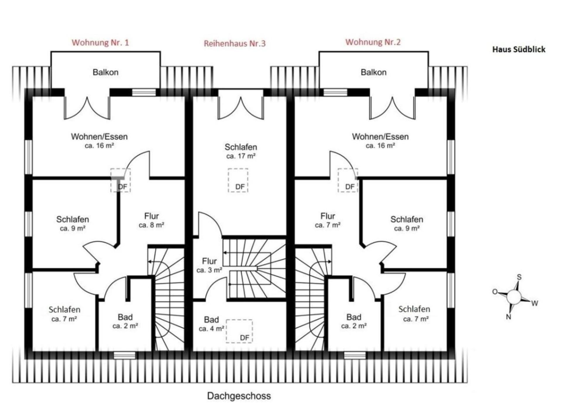 Haus Suedblick, Nr 2 Apartment Werdum Exterior photo
